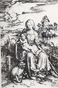 Albrecht Durer The Madonna with the Monkey oil painting artist